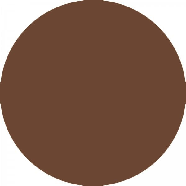 Round Smooth Table Protector Brown 150cm