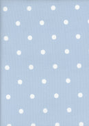 Dotty Powder Blue 100% Cotton Print Fabric by Clarke and Clarke