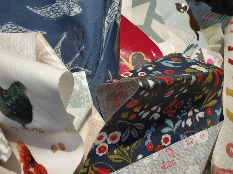 2 kg Bag of Clarke and Clarke Cotton Oilcloth Offcuts and Remnants for Crafts-Warehouse Clearance