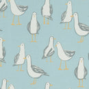 Laridae Seagull Duckegg 100% Cotton Fabric by Clarke and Clarke 150cm x 140cm Warehouse Clearance