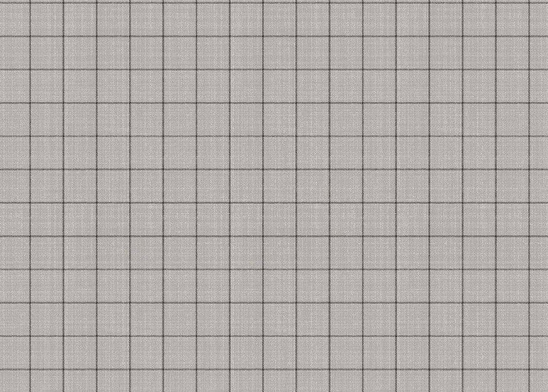 Grey with Slate Grey Line Overcheck Vinyl Oilcloth Tablecloth