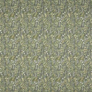 Round PVC Tablecloth Kelmscott Moss Green Oilcloth 132cm