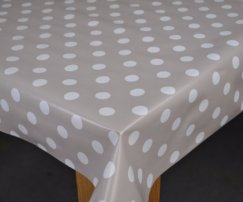 Stone Smartie Spot PVC Vinyl Tablecloth 20 Metres x 140cm