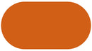 Oval Plain Orange  Wipe Clean PVC Vinyl Tablecloth  200cm x 140cm