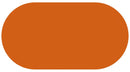 Oval Plain Orange  Wipe Clean PVC Vinyl Tablecloth  180cm x 140cm