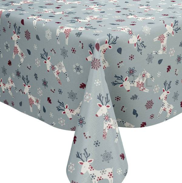 Christmas PVC Vinyl Oilcloth Tablecloth Many Designs and Sizes