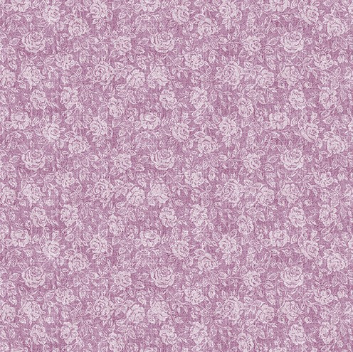 Windsor Rose Pink Lilac Linen Look PVC Vinyl Tablecloth 20 Metres x 140cm